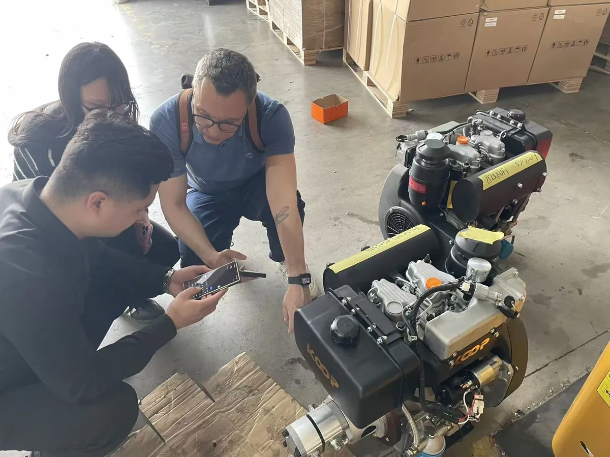 Fabrice, co-founder of the collective, auditing a factory in China.