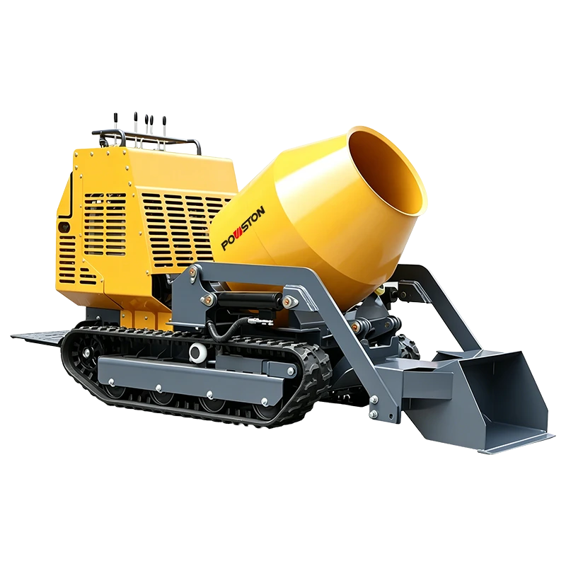 PD-750 Tracked Concrete Mixer Dumper